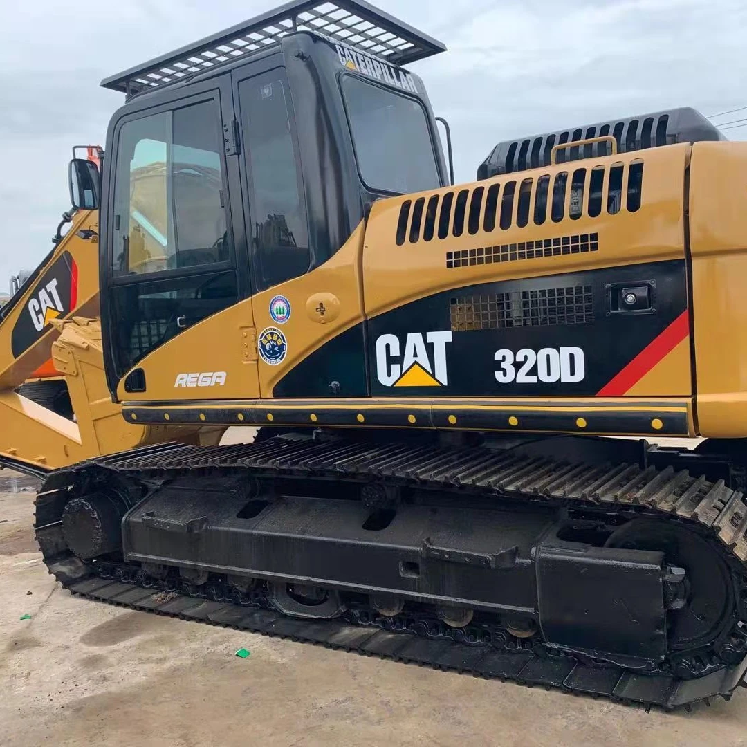 Used Cat 320d Caterpillar Crawler Excavator Heavy Equipment Machinery Good Price For Sale Second 9832