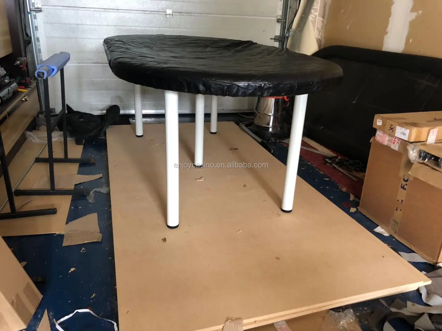 84"casino Professional Oval Heavy Duty Vinyl Poker Table Cover Buy 84