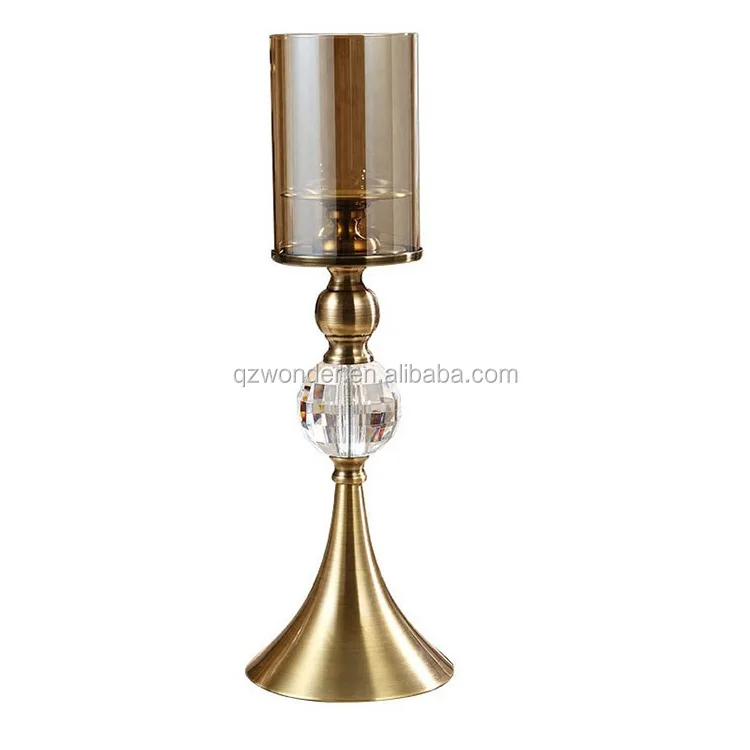 Wonder High Quality Beautiful Electroplated Candlestick Longstemmed