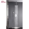 Simple Fashion Design Ceiling Mounted Square Shower Faucet with Hand Shower