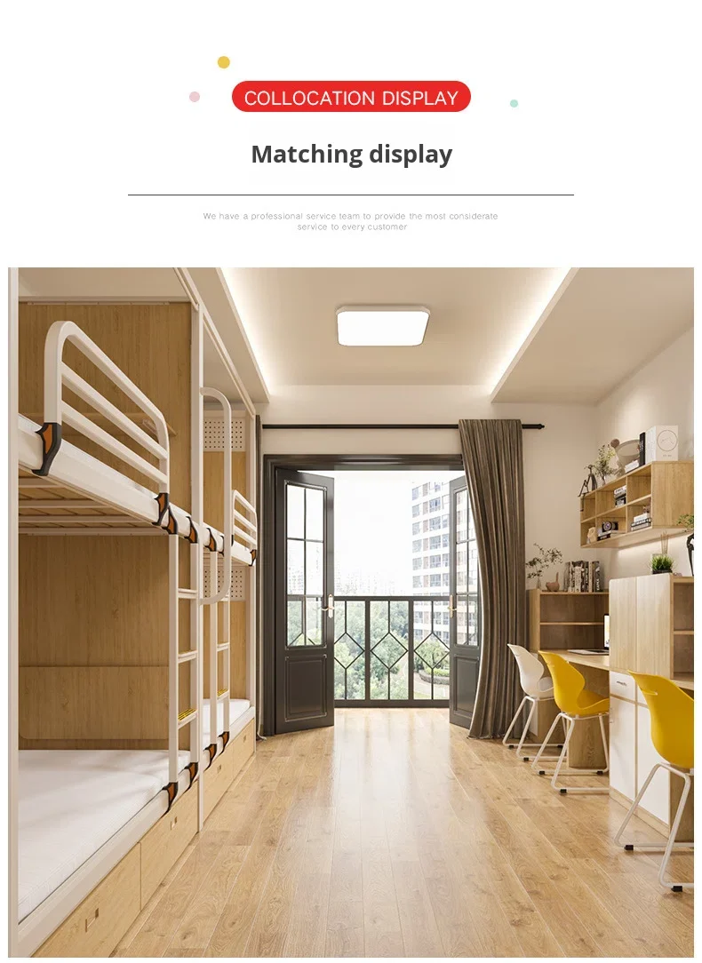 product 2025 full size metal frame heavy duty queen size double adults loft type bunk bed with stairs-7