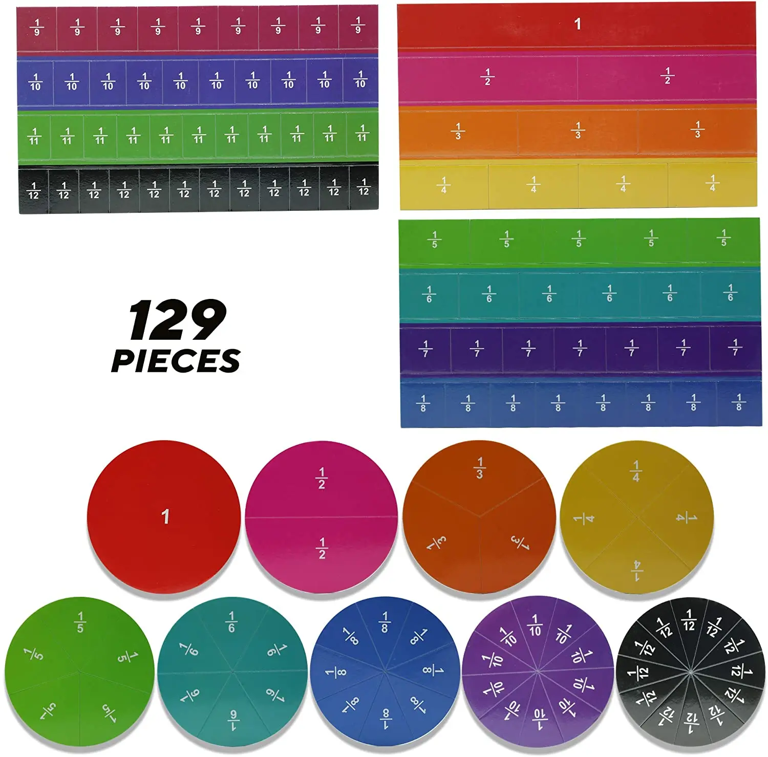 Perfect Learning Tool Math Fraction Toys For School Students