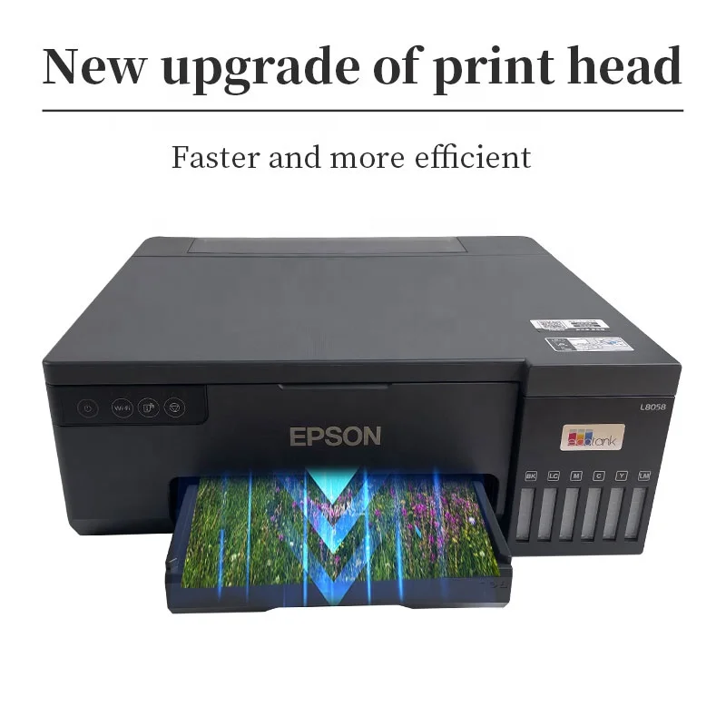 New Original L8050/l8058 Inkjet Printer A4 Size 6 Colors Cmykcm 5760 X