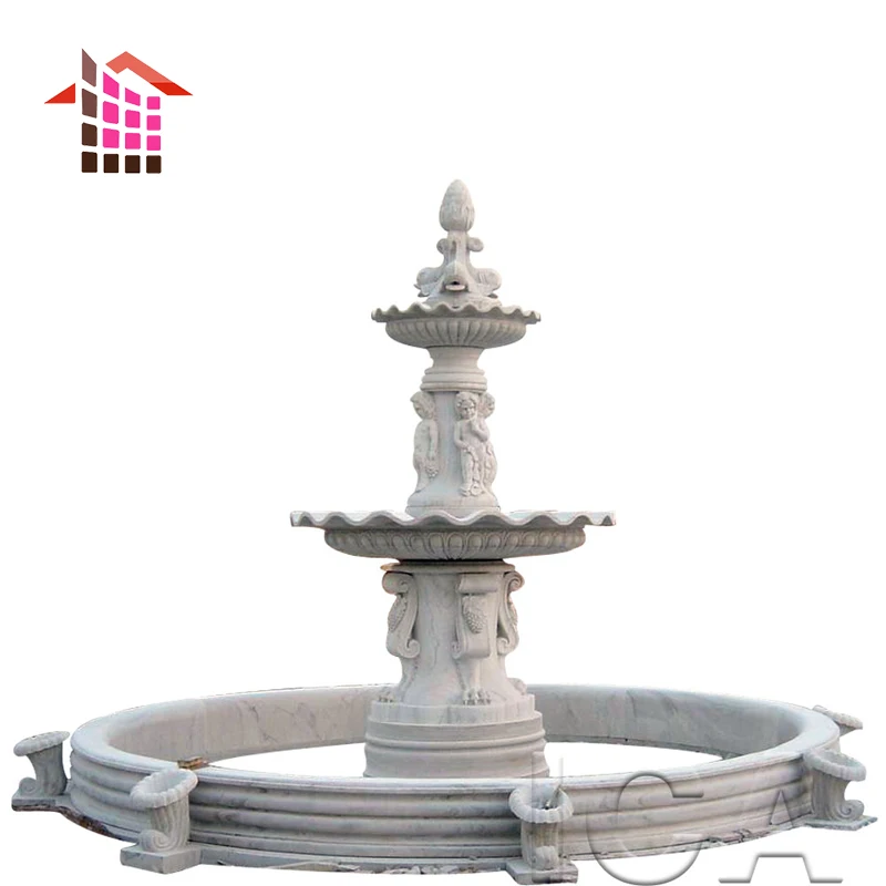 Premium Customized Outdoor Marble Water Fountains In Fair Prices Buy