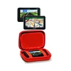 Lanyard support two layers of storage mesh pocket inset EVA case for psp