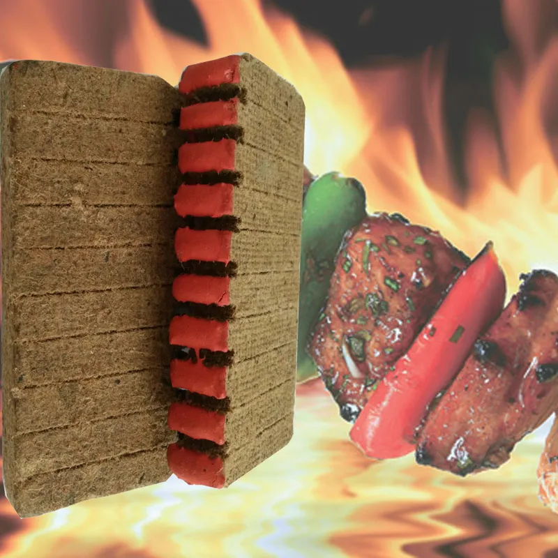 Charcoal Camping Firelighter Wood Match Lighter For Outdoor Fire