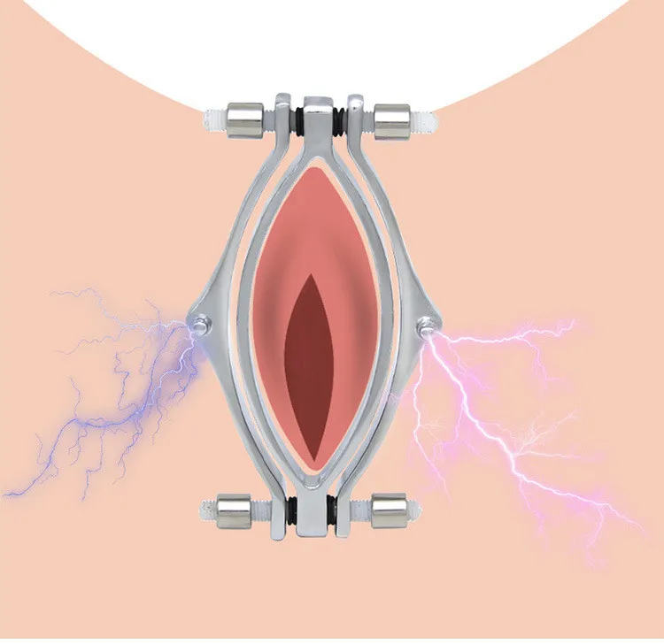 阴蒂嘴唇钳阴茎夹电击性玩具为妇女 bdsm 的束缚