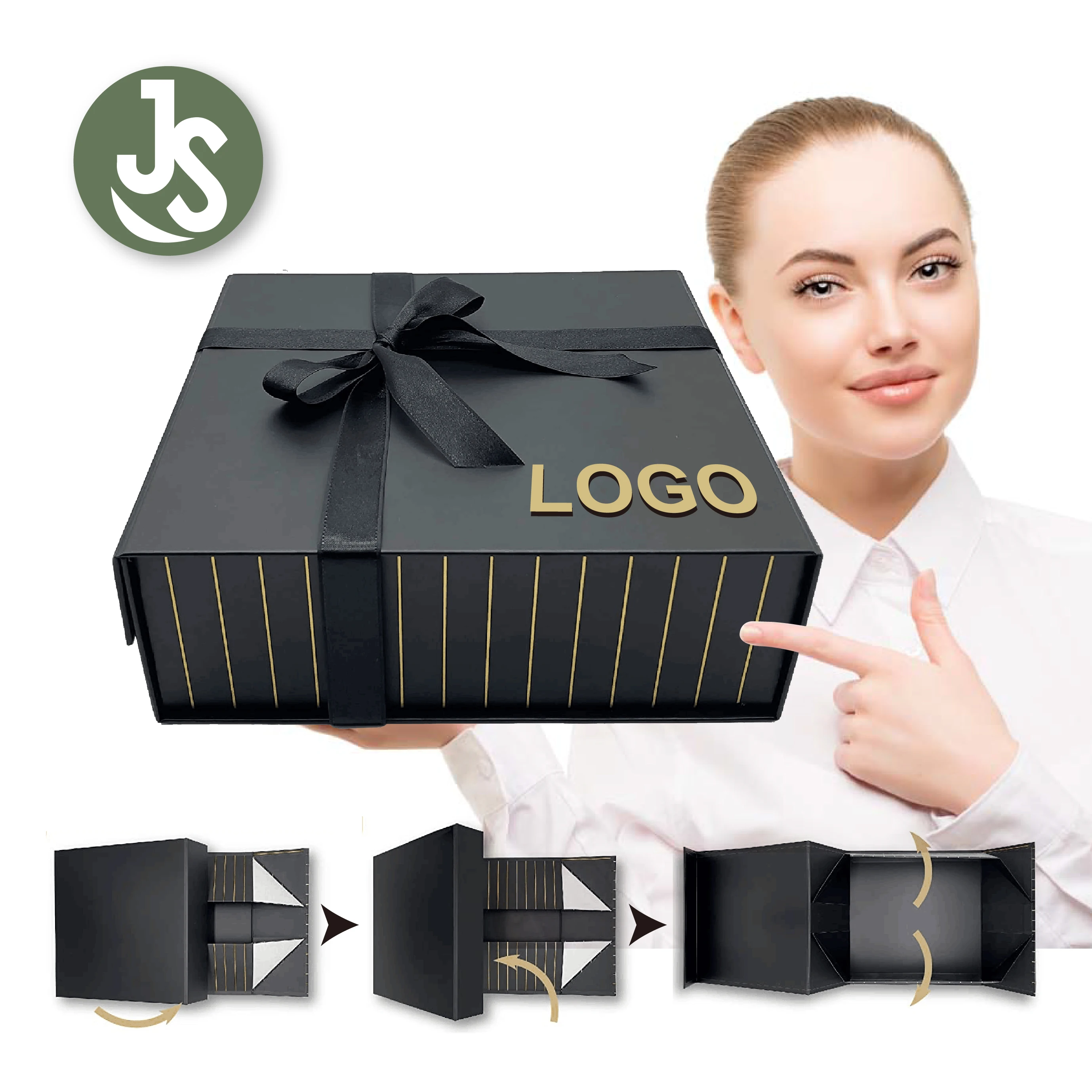 Foldable Gift Box Flip Top Gift Boxes Packaging Clothing Box