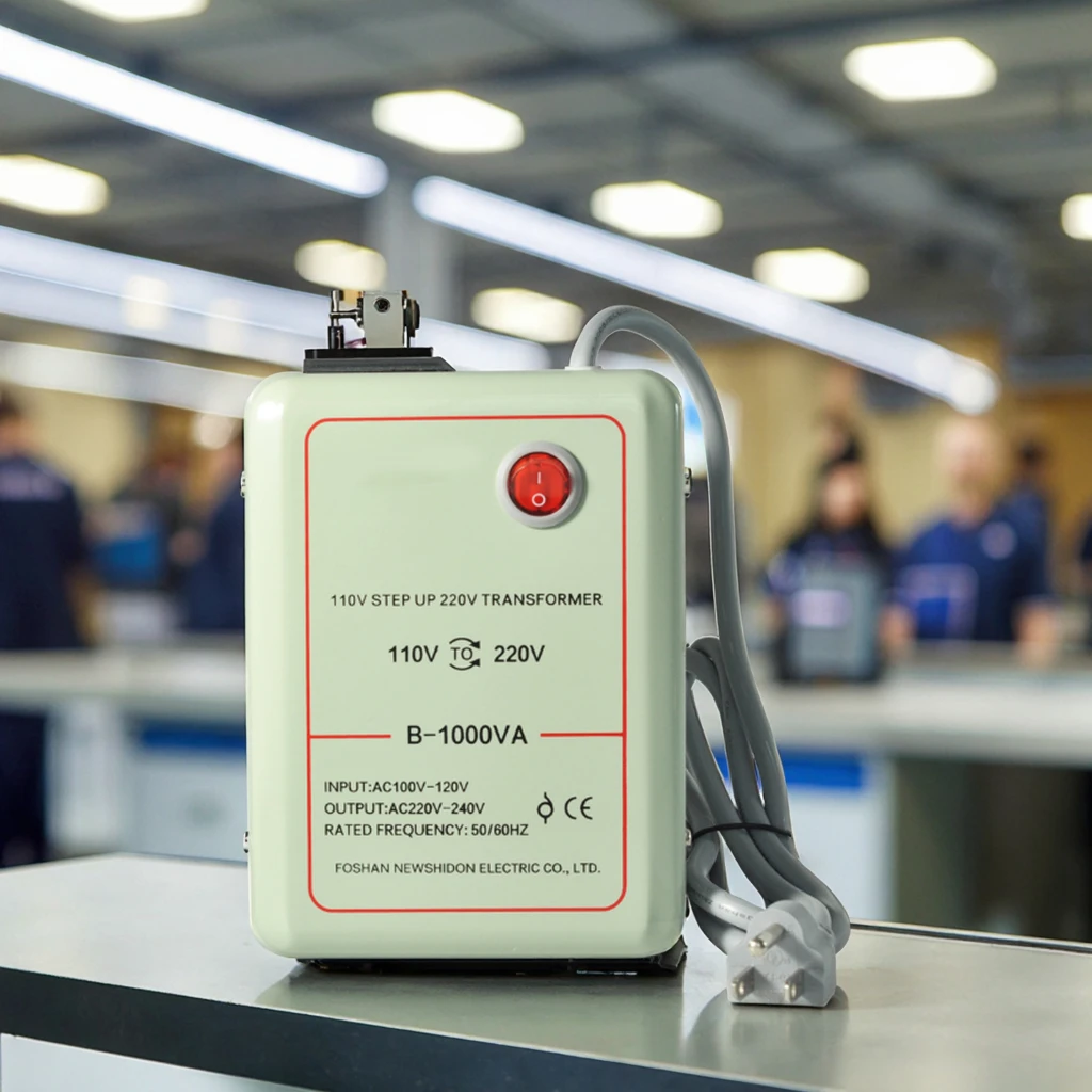 Test setup with multimeter measuring isolation resistance between primary and secondary windings