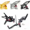 Full CNC aluminum Motorcycle Adjustable Rear Foot Rest GSXR600 GSXR750 2008 2009 2010 2011 2012 2013