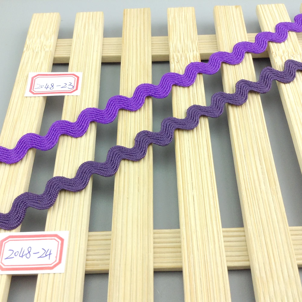 8mm Colorful Ric Rac Ribbon Tape Zig Zag Lace Trimming 31 Color