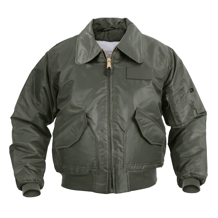 Men Sage green CWU-45P Custom Nomex 3a fire-retardant tactical combat flight jacket uniform mens_voghion.com
