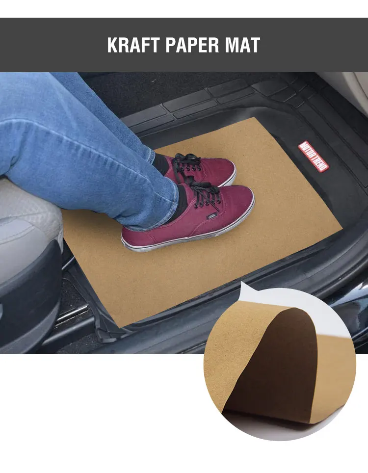 Universal Plastic Steering Wheel Covers Disposable Car Seat Cover Set