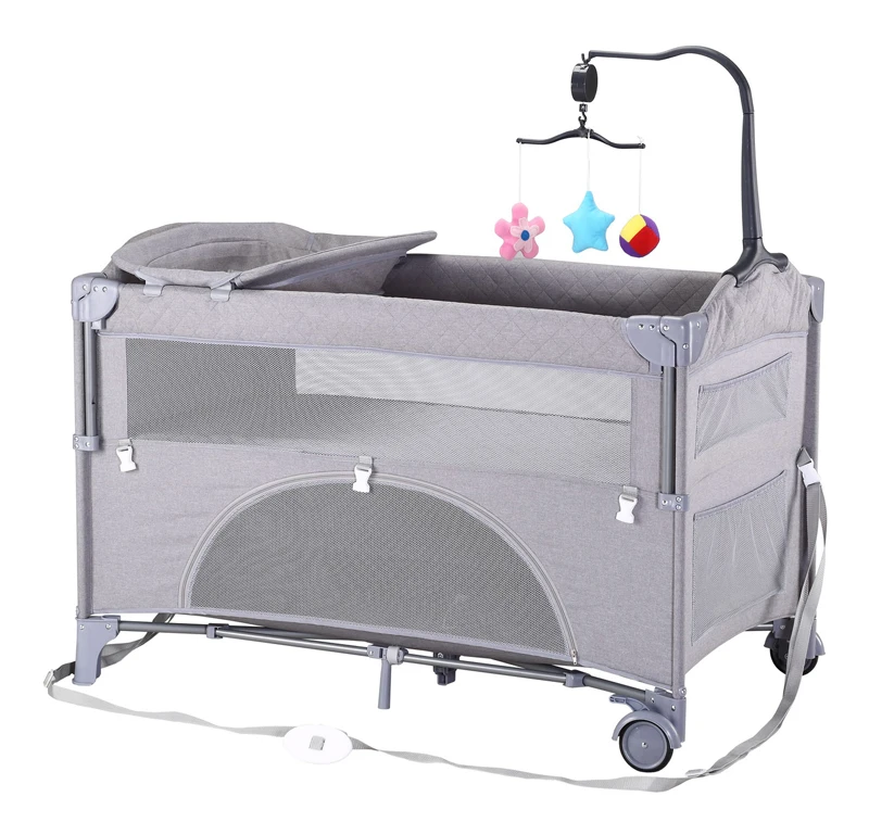 travel cot with drop side