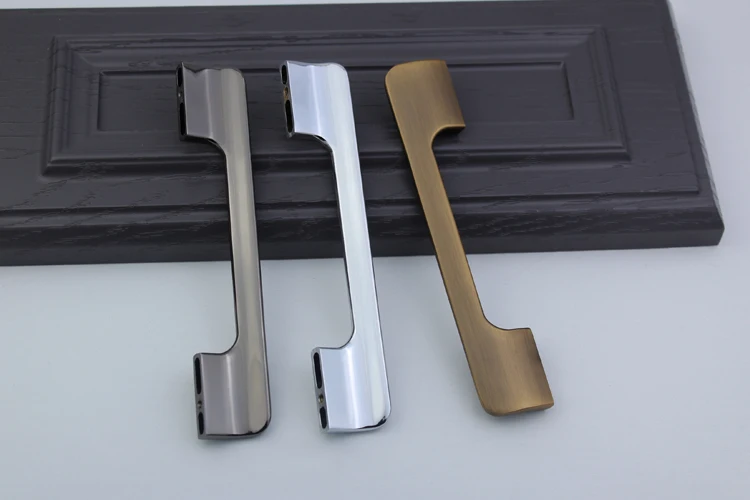 Cheap price aluminum material kitchen cabinet handle for wardrobe