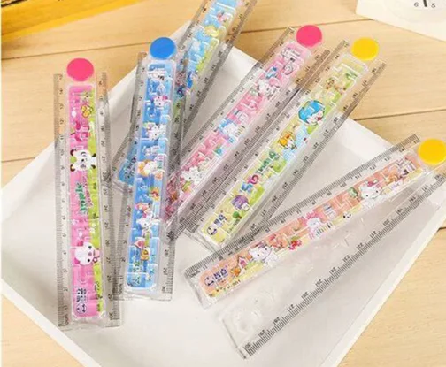Multifunctional Plastic Folding 30cm Maze Ruler for Learning