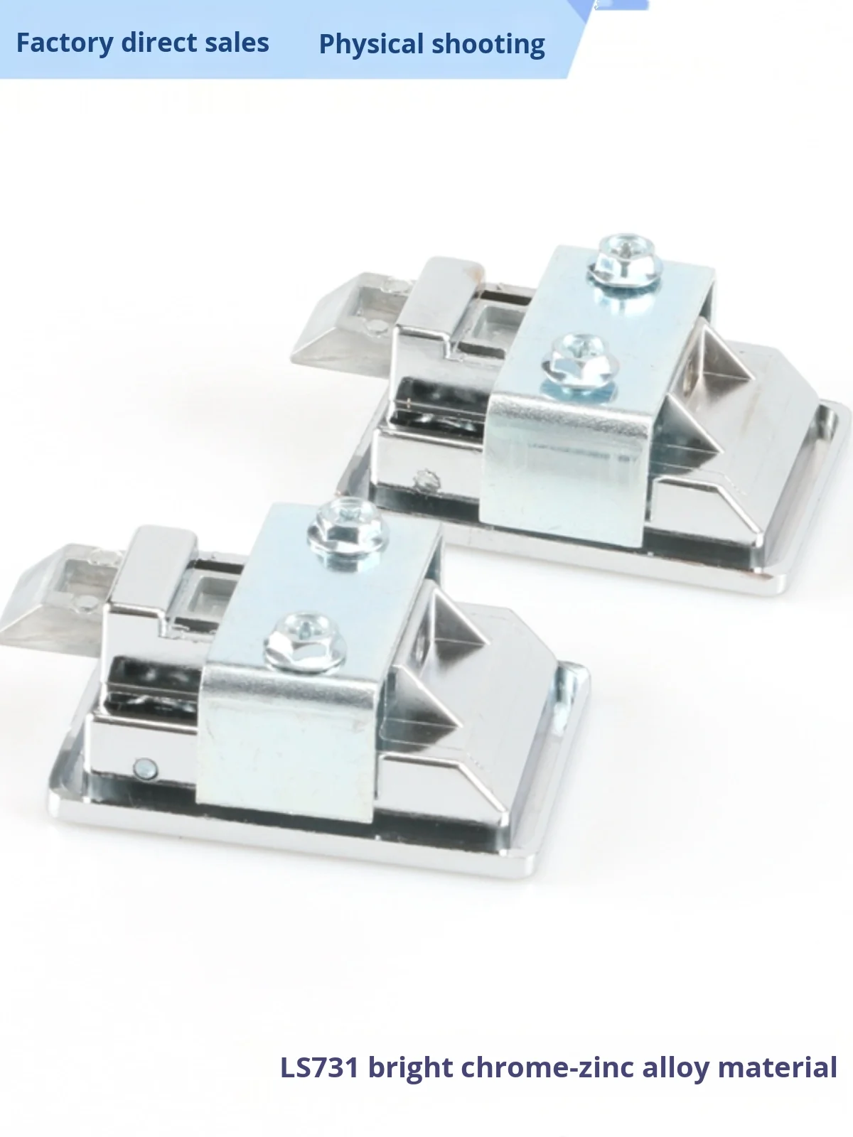 LS731 Invisible Handle Lock Flat Lock Latch for Cabinets and Doors 6000 Series Custom Cutting Processing Available details