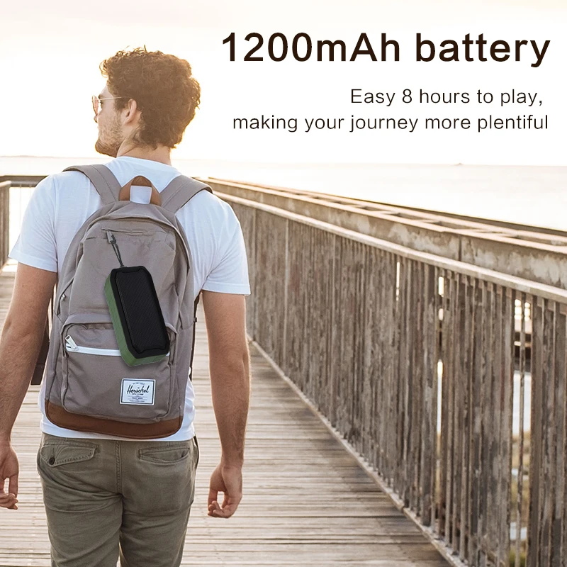 portable speaker bluetooth IPX7 waterproof outdoor BT speaker wireless with TWS Hifi stereo - ANKUX.COM