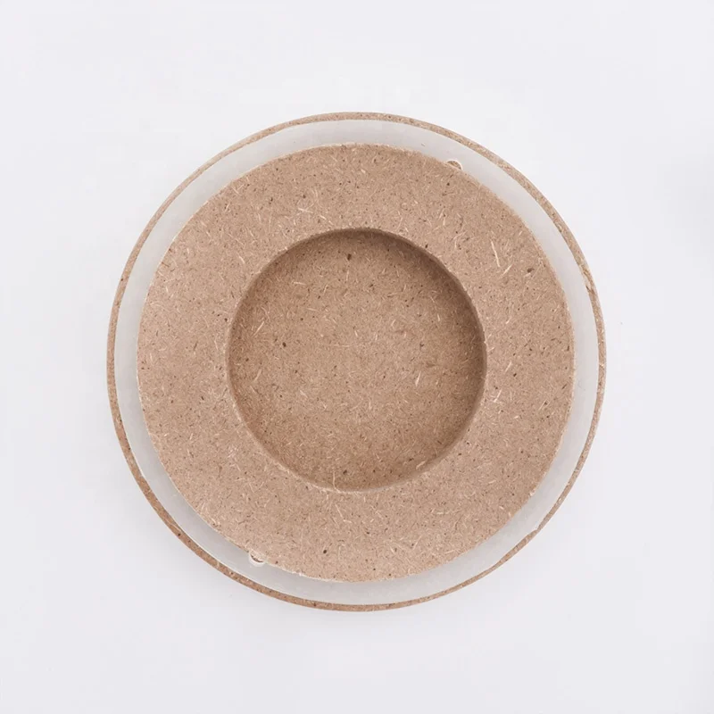 Cusutomized wood lid for candle holders in bulk
