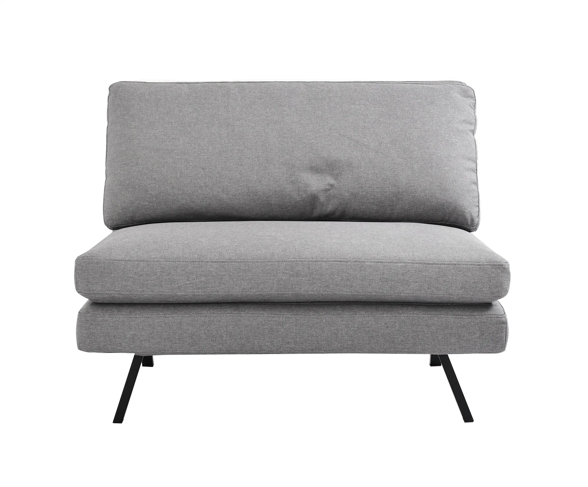 Nisco Small Sofa Couch Futon With Fold Up Bed And Adjustable Backrest,Featuring Modern Design