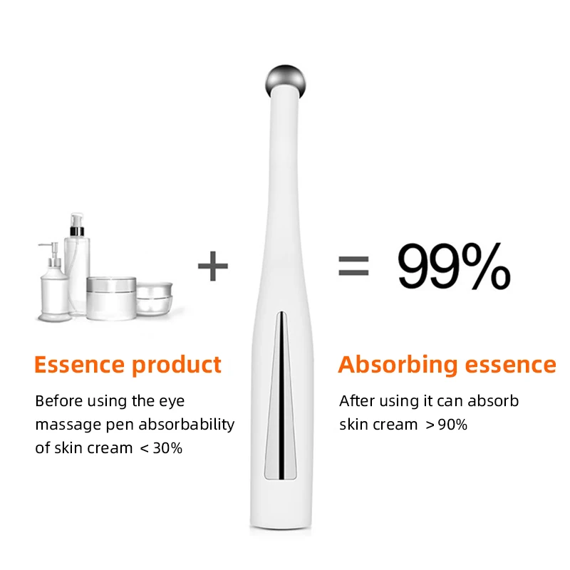 Mini Electric Instrument Relaxing Facial Massage Ionic Eye Facial Massager Portable Pen Eye Massager