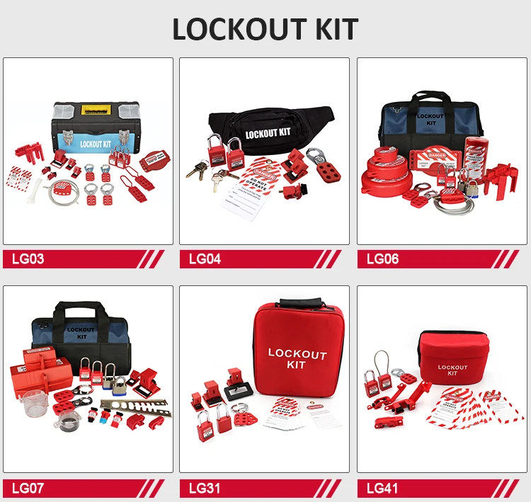 Industrial Lockout Tagout Kit,Personal Maintenance Electrical Lockout ...