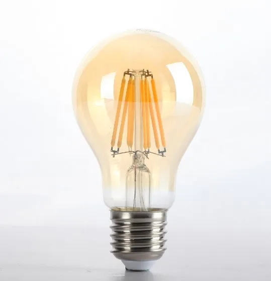 
A60 E27 B22 220-240V led filament light bulb 4W 6W 8W led vintage edison lamp ceramics lights 