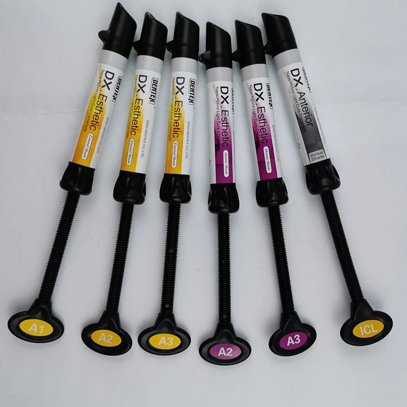 Dentex dental Nano Hybrid Light Cure Composite restoration for anterior