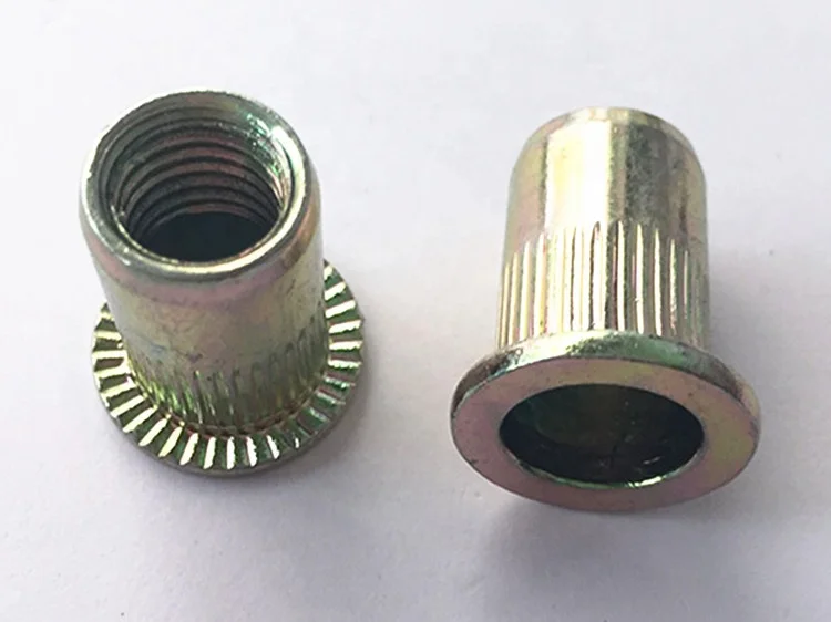 Custom Made Flat Head Big Countersunk Blind Rivet Nut With Vertical
