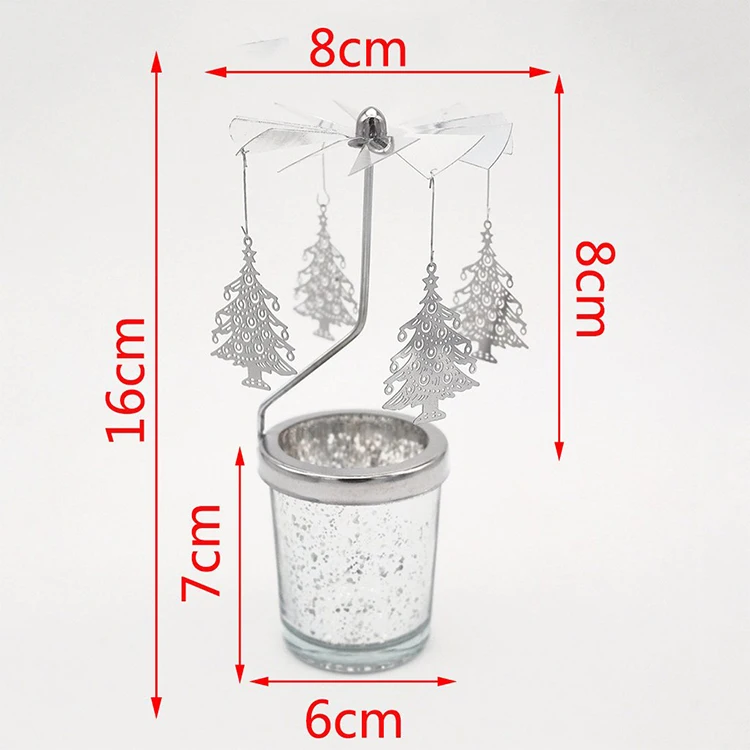 Electroplating Mirrorcandle Holders Gold/silver/copper Mercury Glass