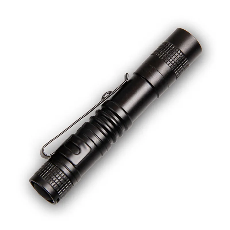 Super Small Mini LED Flashlight Battery-Powered Handheld Pen Light Tactical Pocket Torch with High Lumens for Camping Outdoor
