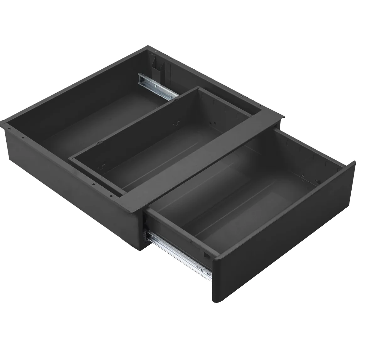 Twinco Standing Desk Storage Organizer Metal Under Desk Drawer Sliding