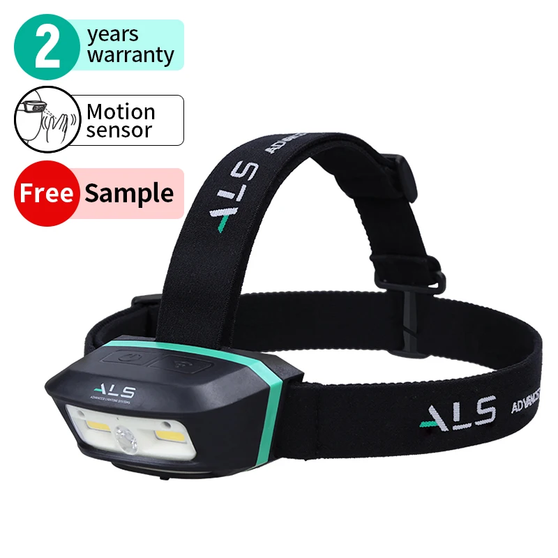 ALS 250lm Detachable Rechargeable Light Outdoor Motion Sensor Light LED Headlamp Waterproof Headlight
