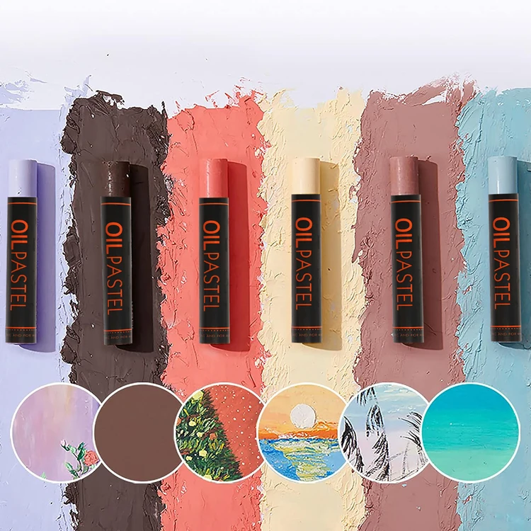 Wholesale 18 Color Oil Pastel Student Stationary Choosable Color Crayon ...