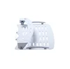 Universal glass panel floating bracket DVD AV component wall mount shelf with cable management system