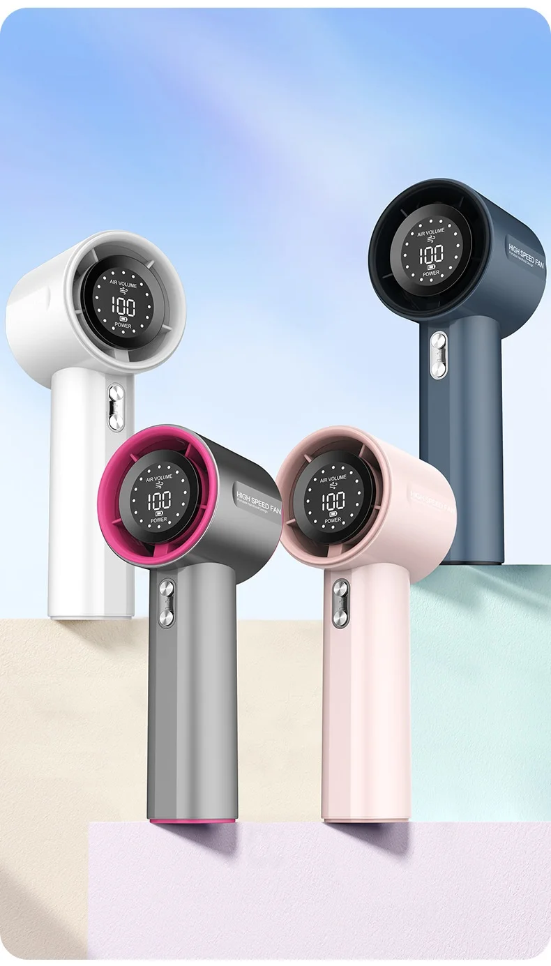 Handheld Foldable Portable Fan, USB, 4000mAh - detail 28