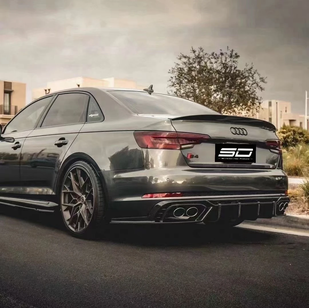 Rear Carbon Fiber Rear Diffuser Rear Lip For Audi S4 Buy Carbon Fiber