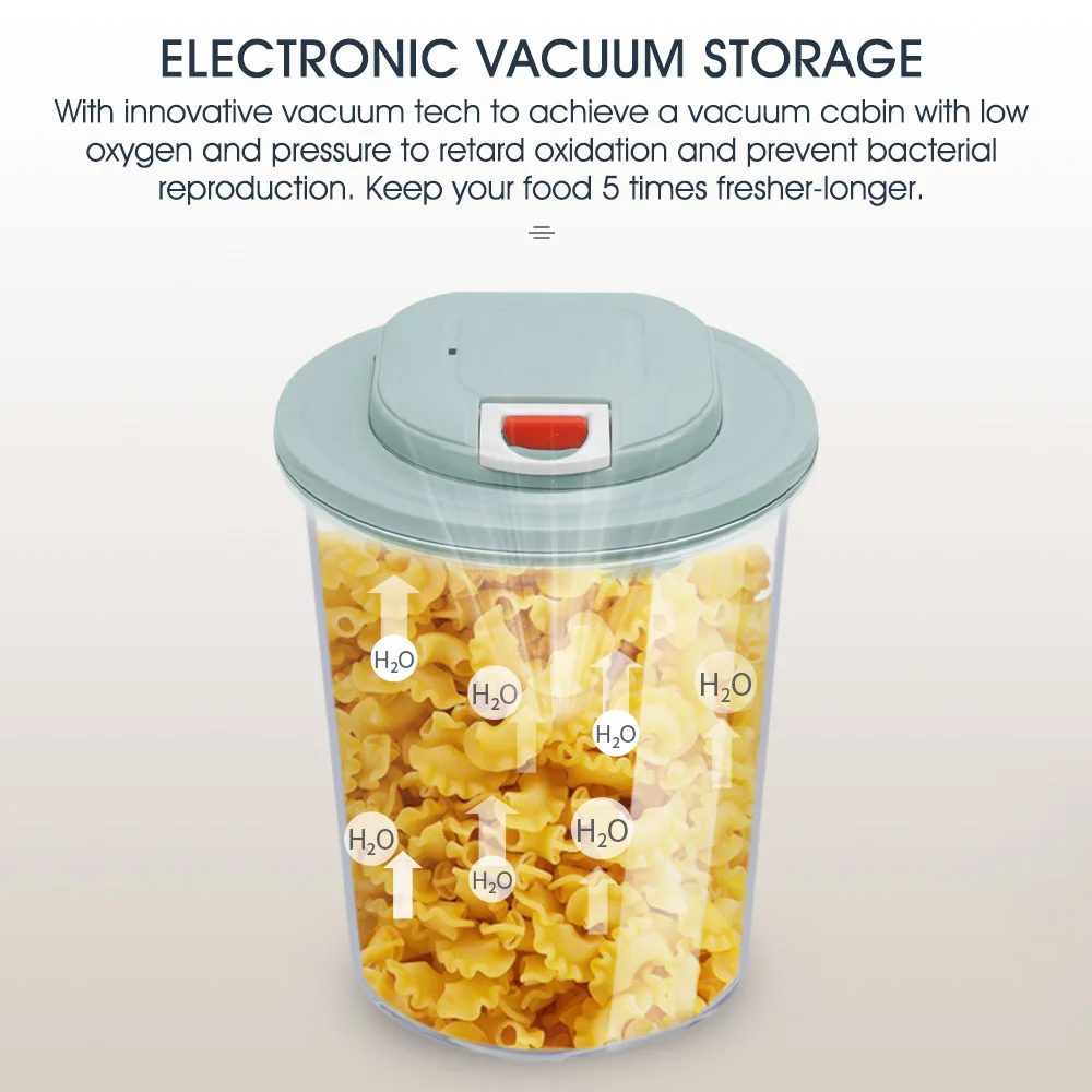 USB Charging Automatic Vacuum Food Grade Food Storage Container Set