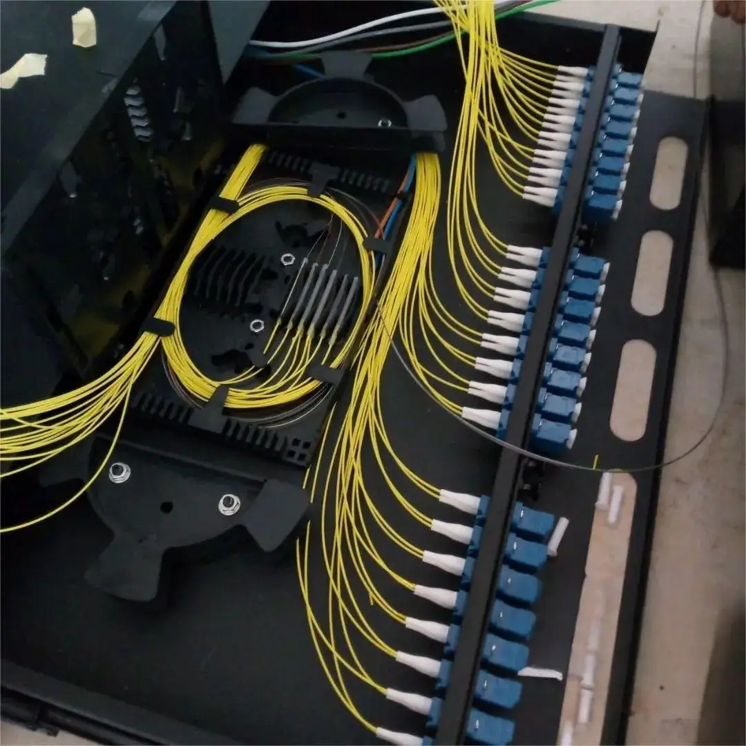 24 Port FTTH Rack-Mounted Optical ODF Fiber Optic Distribution Frame