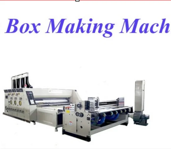 Brown Kraft Paper Pizza Box Making Machine/ Box Maker/ Cardboard Box