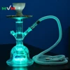 MH20 New Acrylic Shisha Pipe Set Hookah Narguile Frete With LED Light Bowl Hose Tongs Chicha Hookah For Smoking