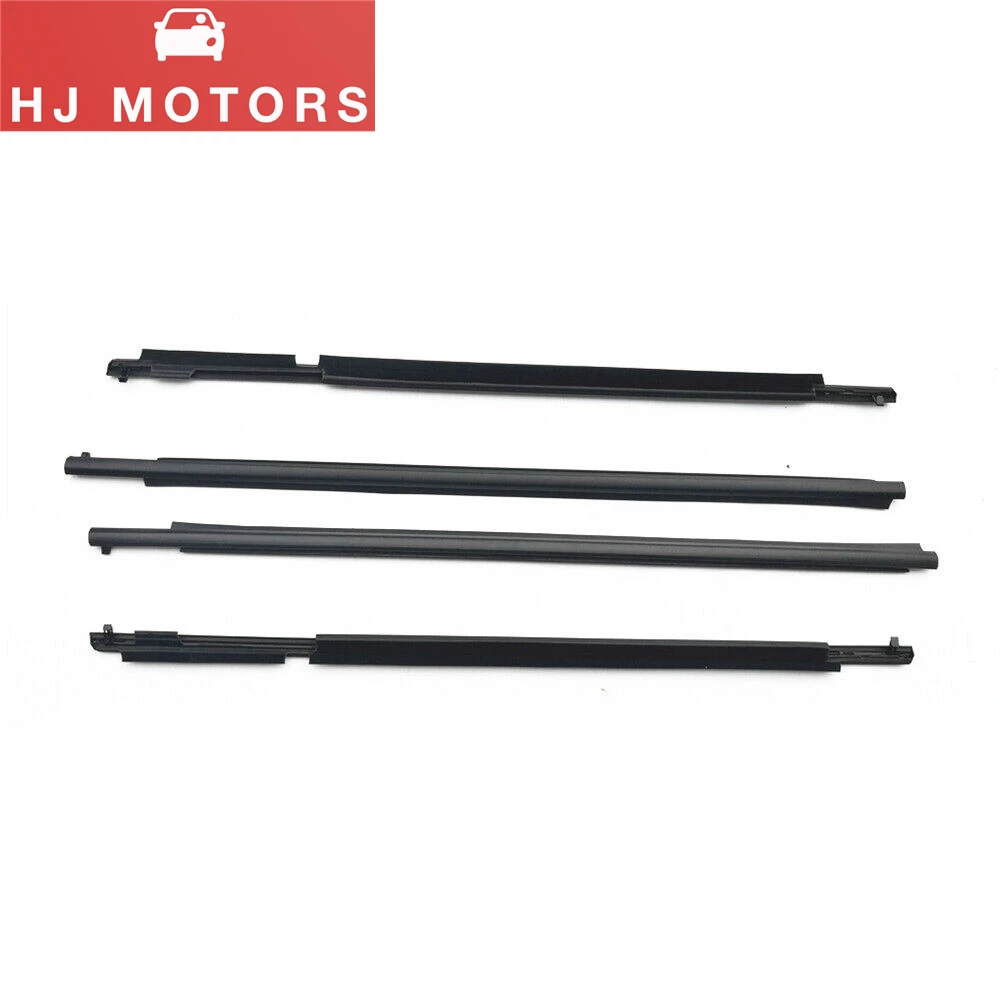 Labworkauto Front Door Glass Weatherstrip Seals – Left+Right – 05-2010 Scion TC – 75711-21030
