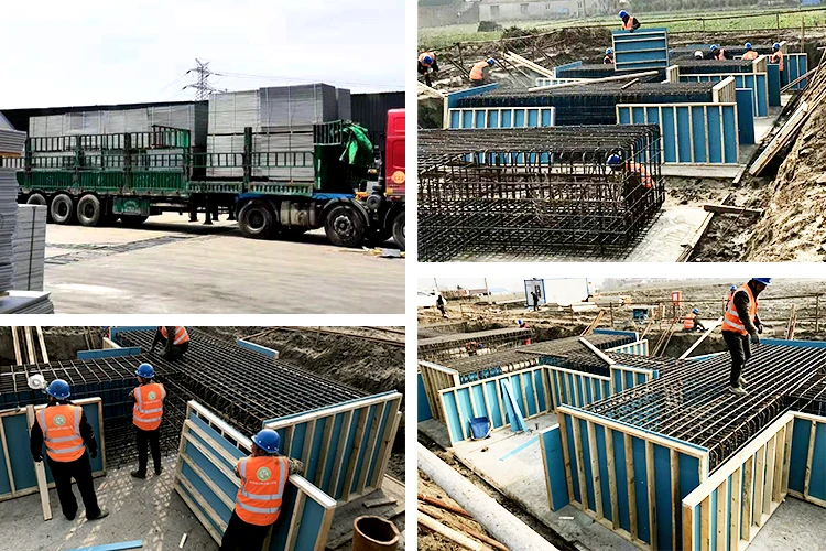 shipping and using plastic formwork
