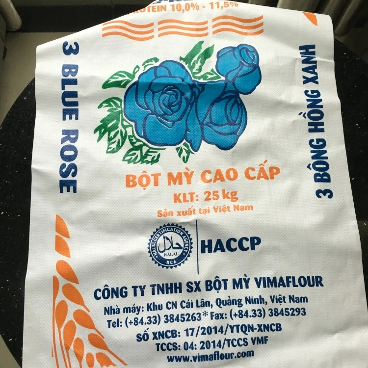 
BOPP PP bag for packing or transport the food crop such as rice, flour, corn 50kg/80kg/100kg from Laos for Vietnam and Thailand 