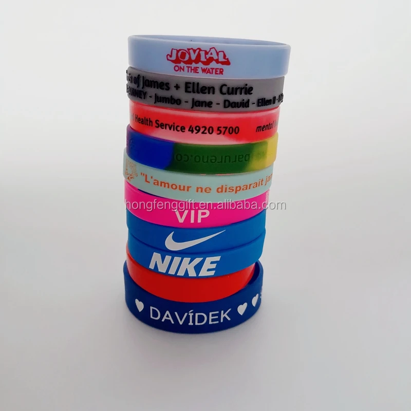 nike silicone wristbands