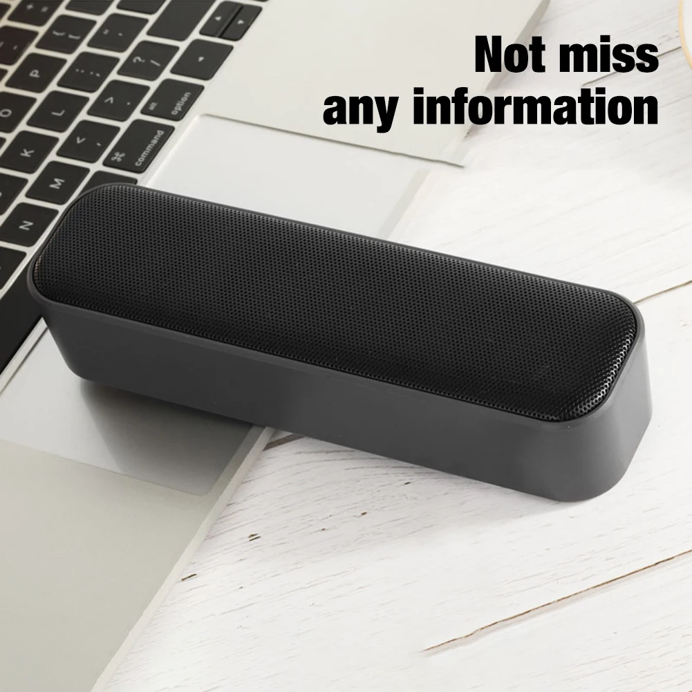 USB Computer Speaker Mini Portable Soundbar Speaker USB Powered Stereo Loudspeaker for PC Desktop Laptop - ANKUX.COM