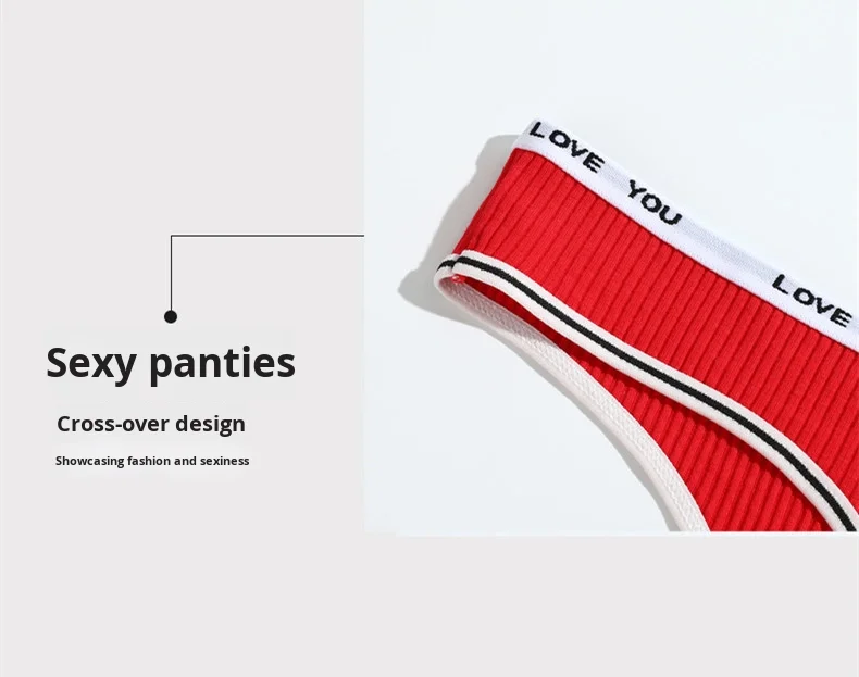 New Arrival Cotton Women's Thong Breathable and Antibacterial Ladies Panties Women's Underwear Custom OEM Supplier