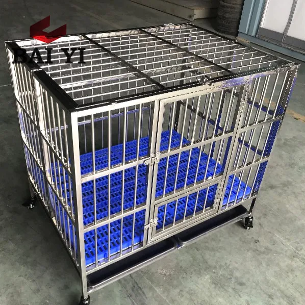 Steel shops dog cage design