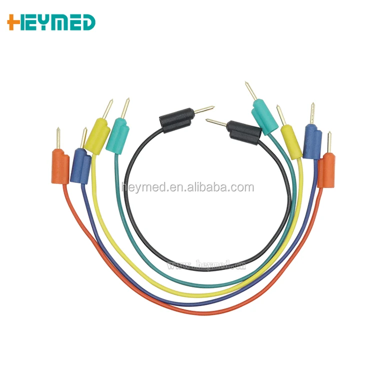 unshielded plug new electrode to old machine stackable 2.0mm needle electrode adapter cable - ANKUX.COM