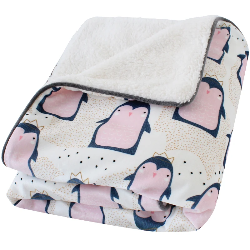 Manufacturer Antipilling Warm Soft Comfortable Minky Blanket Baby Kids